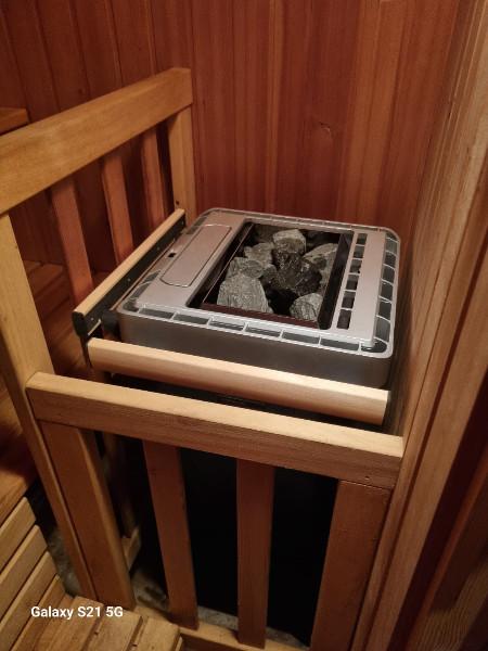 Remplacement d'un poêle Fero pour Sauna à Lingreville 