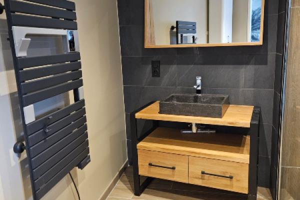 Rénovation d'une salle de douche à Saint Jean des Champs proche de Granville