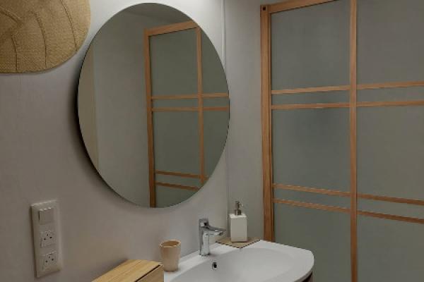 RENOVATION D'UNE SALLE DE BAIN EN SALLE D'EAU A MONTMARTIN SUR MER 