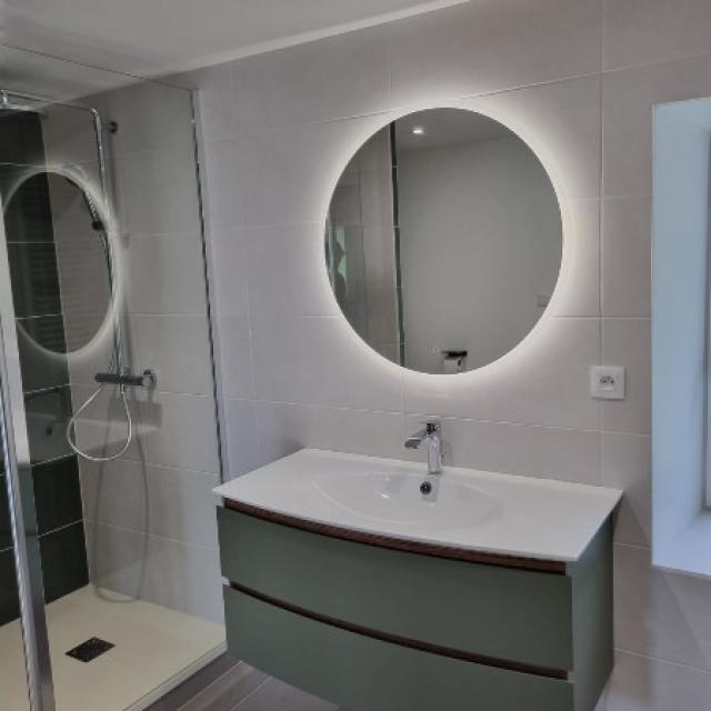 RENOVATION D'UNE SALLE DE BAIN A RONCEY, PROCHE DE QUETTREVILLE SUR SIENNE